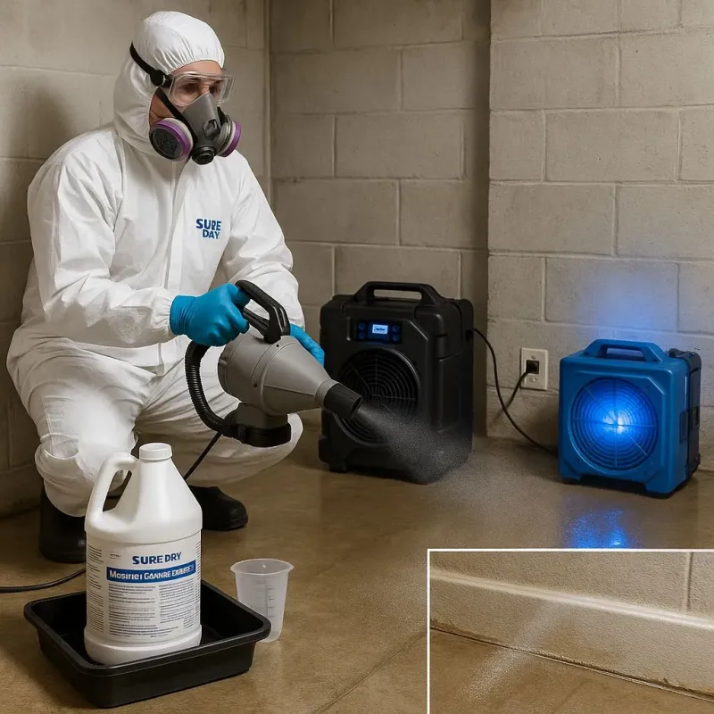 Sanitization and Odor Removal process in Franklin Lakes, NJ