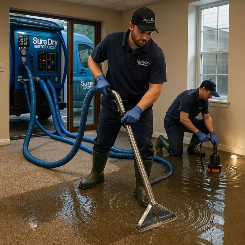 Water Extraction and Removal process in Franklin Lakes, NJ